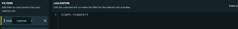 LUA editor tick code screenshot
